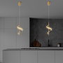 Opviq Lámpara de araña dorada LED 11W